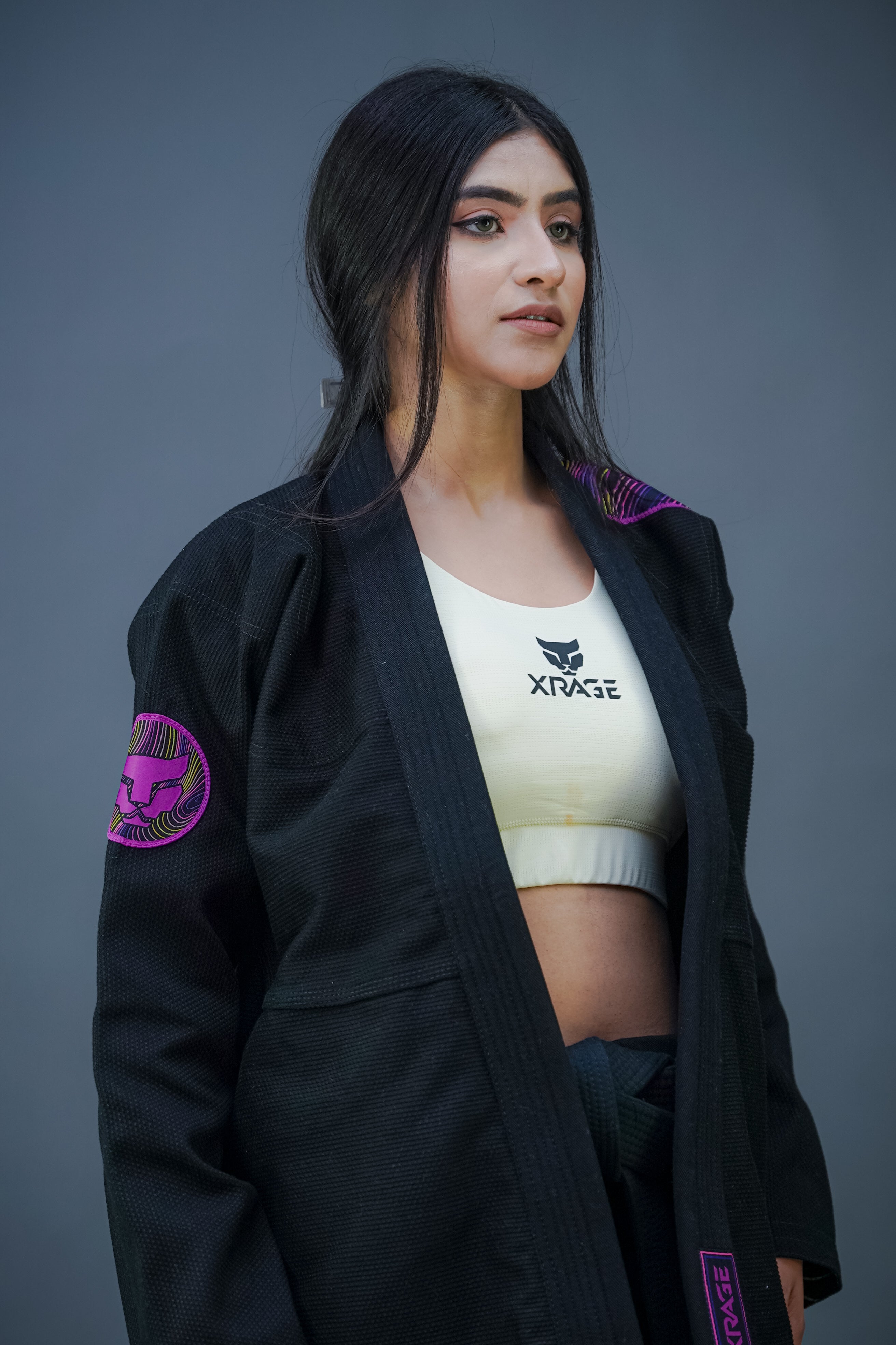 XRage Sports – Premium Women’s Jiu-Jitsu Gi (Black Edition)
